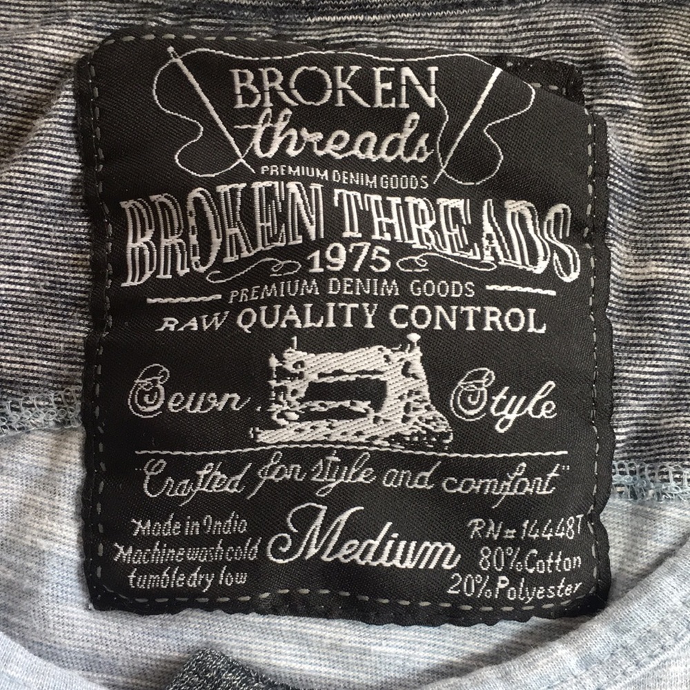 3/$20 Broken Threads Raglan Sleeve Shirt - Picture 5 of 5